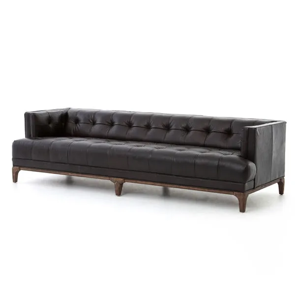 Product Image 2 for Dylan Black Leather Sofa from Four Hands