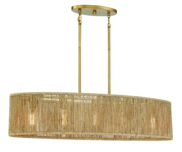Product Image 1 for Ashe 5 Light Linear Chandelier from Savoy House