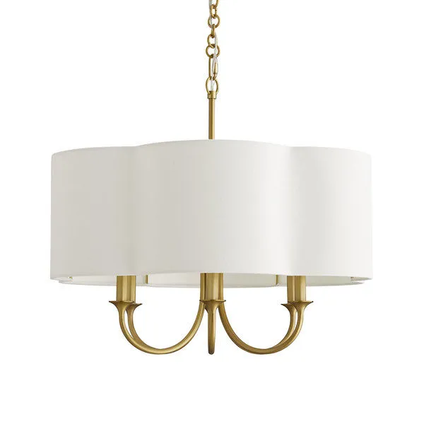 Product Image 2 for Rittenhouse Small Antique Gold Brass Steel Chandelier from Arteriors