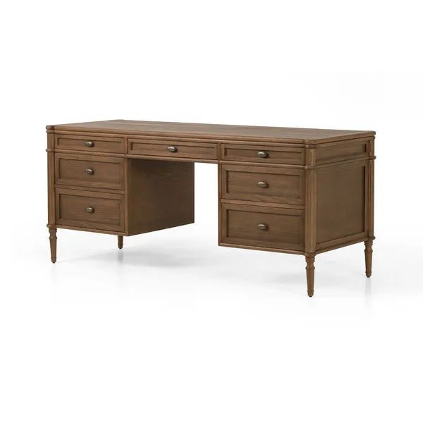 Product Image 1 for Toulouse Solid Oak Executive Desk from Four Hands