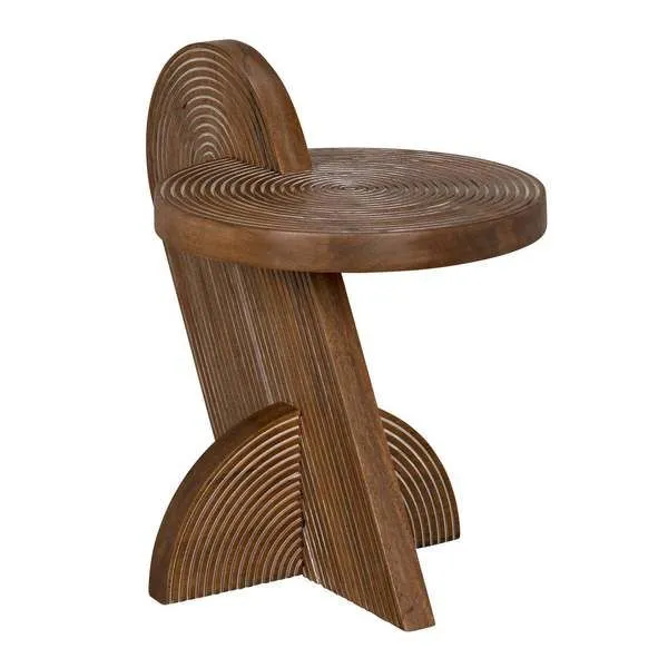 Product Image 1 for Saturn Dark Walnut Side Table from Noir