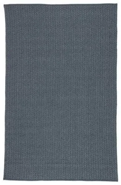 Product Image 2 for Iver Indoor/ Outdoor Solid Blue/ Gray Area Rug from Jaipur