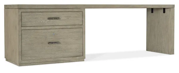 Product Image 1 for Linville Falls Oak Veneer 96" Desk with Lateral File from Hooker Furniture