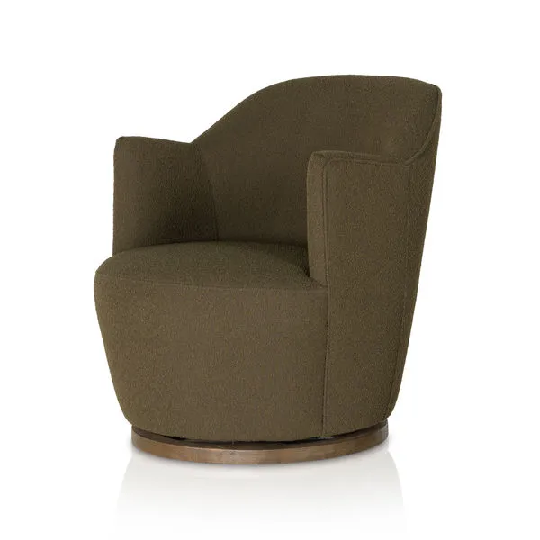 Product Image 1 for Aurora Natural Parawood Swivel Chair from Four Hands