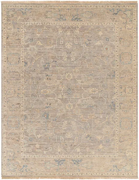Product Image 1 for Reign Hand-Knotted Light Gray / Beige Rug - 9' x 12' from Surya