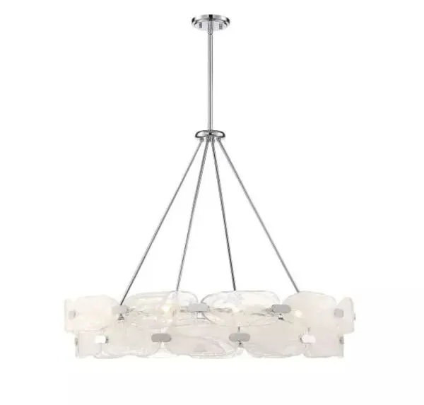 Product Image 1 for Vasare Chrome 12 Light Pendant from Savoy House
