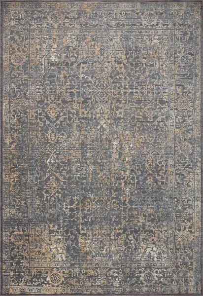 Product Image 1 for Indra Graphite / Sunset Contemporary Rug - 3'7" x 5'7" from Loloi