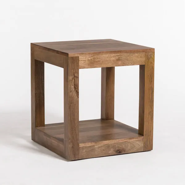 Product Image 1 for Morgan Brindled Ash Mango End Table from Alder & Tweed