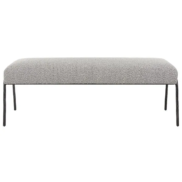 Product Image 2 for Jacobsen Modern Gray Bench from Uttermost
