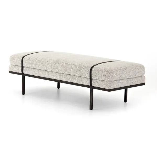 Product Image 4 for Harris Accent Bench Knoll Domino from Four Hands