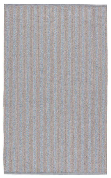 Product Image 1 for Topsail Indoor/ Outdoor Striped Light Blue/ Taupe Rug from Jaipur
