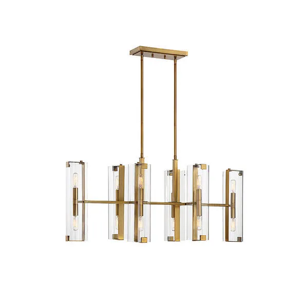 Product Image 1 for Winfield 12 Light Linear Chandelier from Savoy House