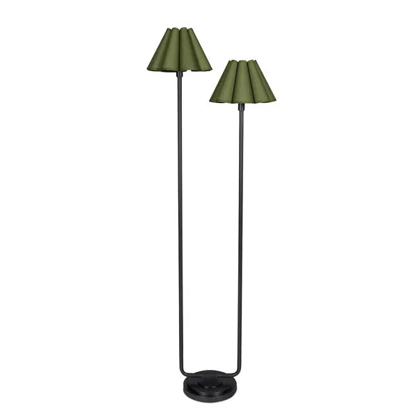 Product Image 1 for Polly Blackened Brass Floor Lamp from Regina Andrew Design
