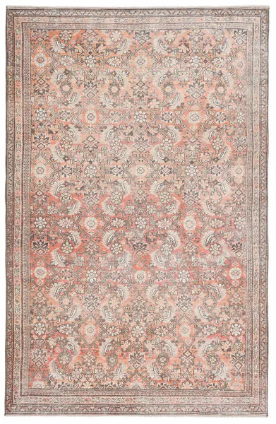 Product Image 3 for Thistle Oriental Orange / Cream Area Rug from Jaipur