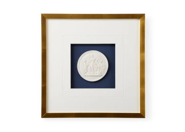 Product Image 1 for Intaglios On Navy V Artwork from Chelsea House