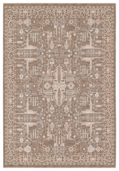 Product Image 1 for Lechmere Medallion Taupe/Cream Rug from Jaipur