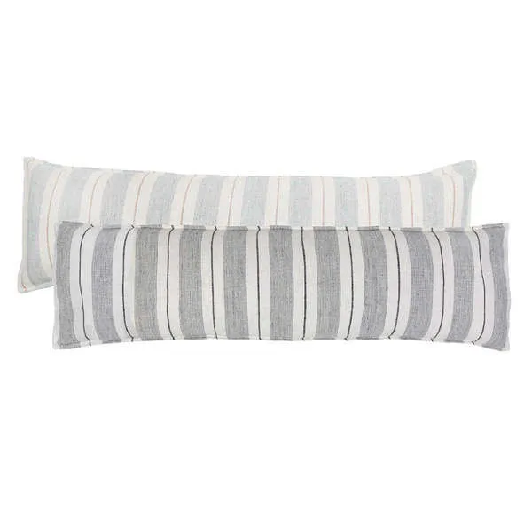 Product Image 1 for Laguna 18" x 60" Decorative Body Pillow with Insert - Grey / Charcoal from Pom Pom at Home