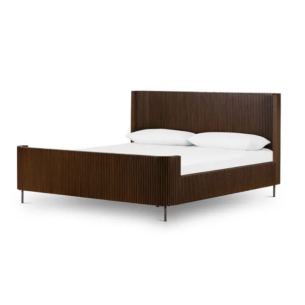 Product Image 1 for Fletcher Oak Veneer King Bed from Four Hands
