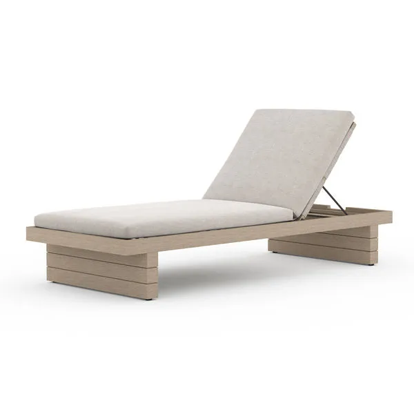 Product Image 1 for Leroy Outdoor Chaise Washed Brown from Four Hands
