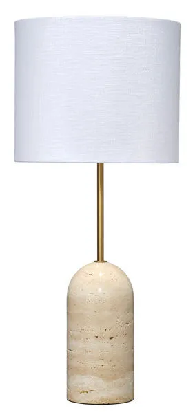 Product Image 1 for Holt Table Lamp In Travertine from Jamie Young