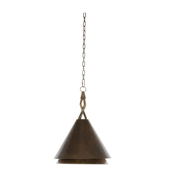 Product Image 1 for Mona Antique Light Brass Pendant from Gabby