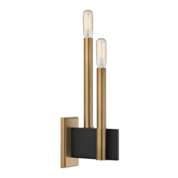 Product Image 1 for Abrams 2 Light Wall Sconce from Hudson Valley