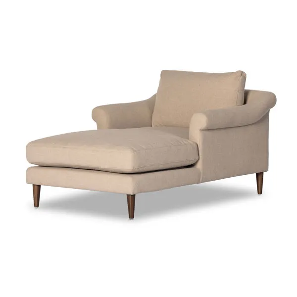 Product Image 1 for Mollie Tan Fabric Chaise Lounge from Four Hands
