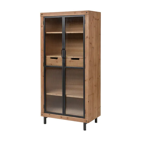 Product Image 1 for Institution Shelves In Natural Wood Tone And Black from Elk Home