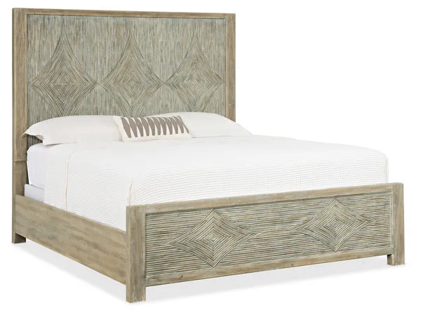 Product Image 2 for Surfrider Pecan Veneer California King Panel Bed from Hooker Furniture