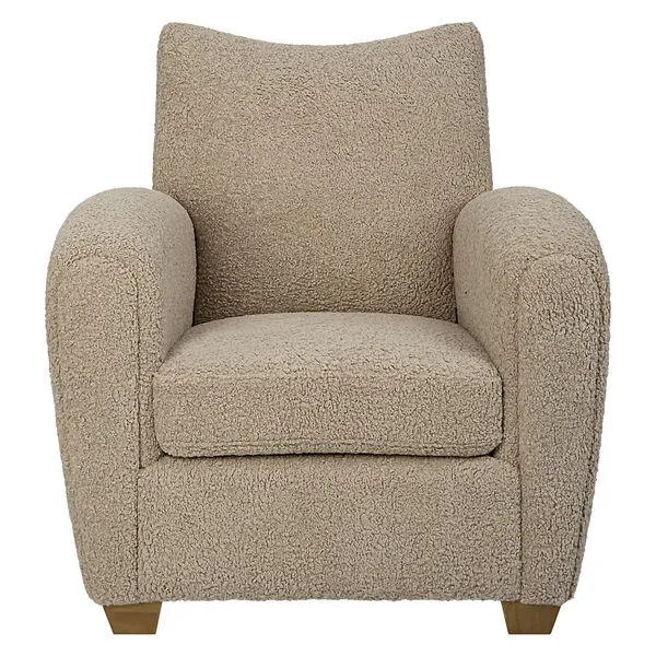 Product Image 4 for Teddy Latte Accent Chair from Uttermost