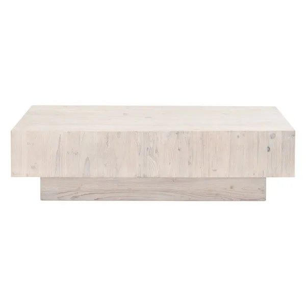 Product Image 1 for Montauk Whitewash Reclaimed Pine Coffee Table from Essentials for Living
