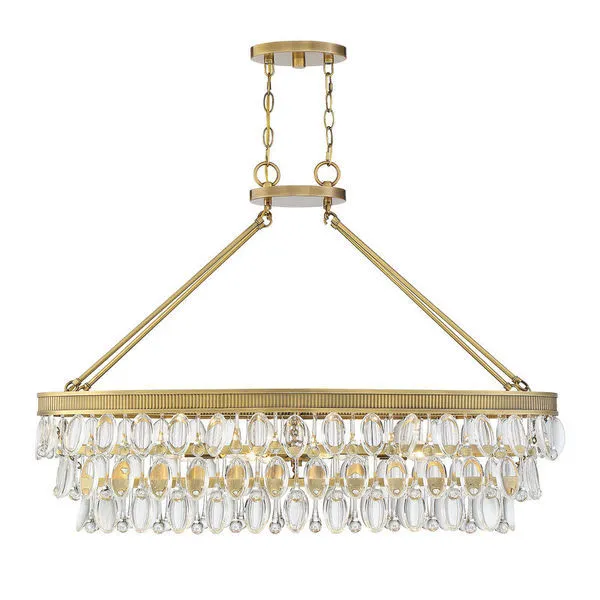 Product Image 1 for Windham 8 Light Linear Chandelier from Savoy House