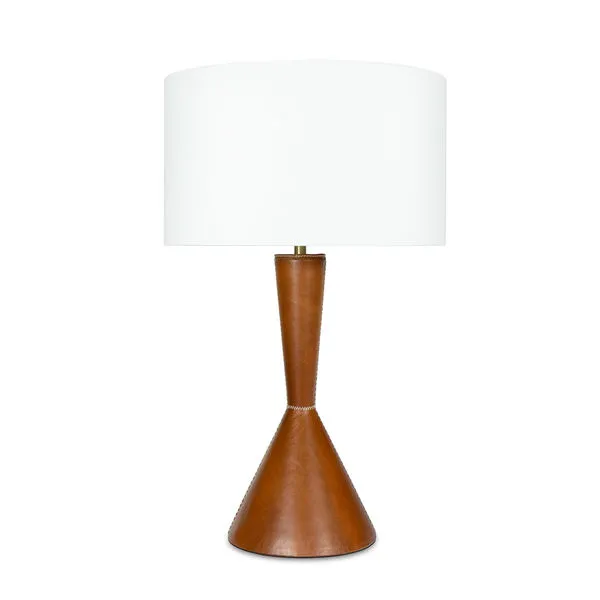 Product Image 1 for Denver Leather Table Lamp from Regina Andrew Design