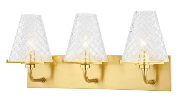 Product Image 1 for Irene 3 Light Bath Bracket from Mitzi