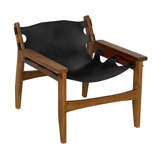 Product Image 3 for Nomo Chair, Teak with Leather from Noir