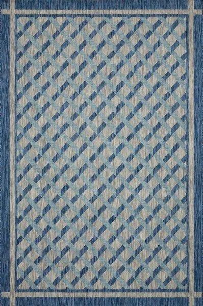 Product Image 1 for Isle Indoor / Outdoor Blue / Grey Rug from Loloi