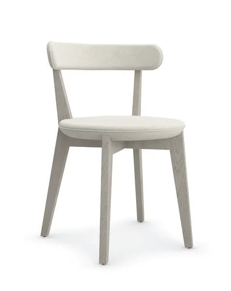 Product Image 3 for Bliss Upholstered Fossil Ash Dining Chair from Caracole