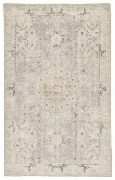 Product Image 4 for Modify Hand Knotted Medallion Gray/ Blue Rug from Jaipur