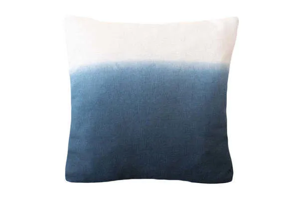 Product Image 1 for Indigo Ombre Linen Pillow from Anaya Home