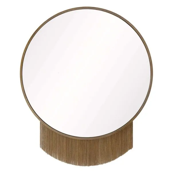 Product Image 6 for Winchester Antique Gold Brass Mirror from Arteriors