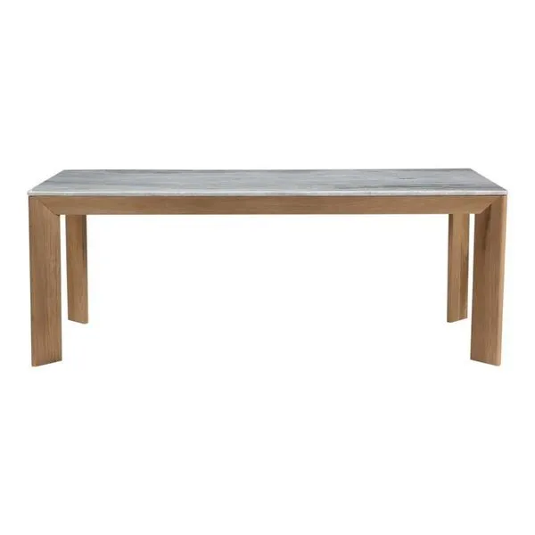 Product Image 2 for Angle Marble Dining Table Rectangular Large from Moe's
