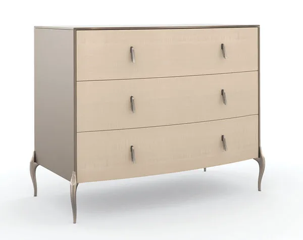 Product Image 1 for Beige Wood Modern Good Impression Chest from Caracole
