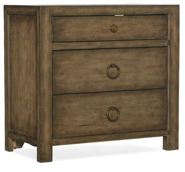 Product Image 1 for Sundance Pecan & Cedar Three-Drawer Nightstand from Hooker Furniture