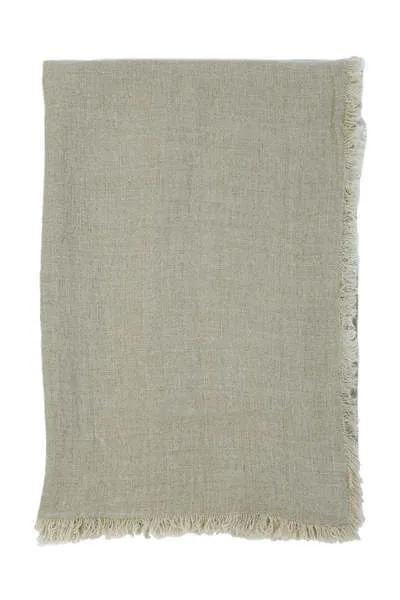 Product Image 1 for Laurel Linen Throw Blanket - Pale Olive from Pom Pom at Home