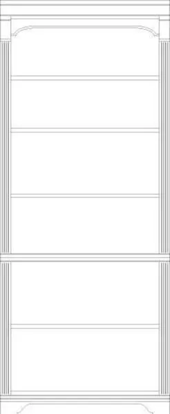 Product Image 2 for Brookhaven Tall Bookcase from Hooker Furniture