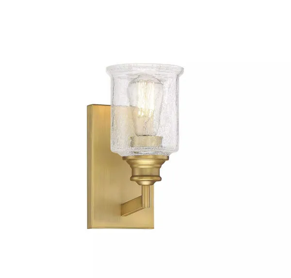 Product Image 2 for Hampton Warm Brass 1 Light Bath from Savoy House