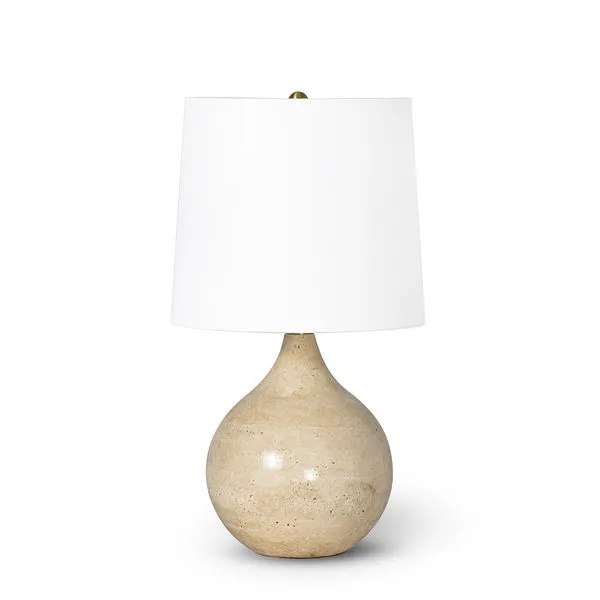 Product Image 1 for Noa Travertine Mini Lamp from Regina Andrew Design
