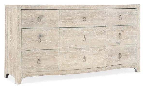 Product Image 1 for Serenity Harbour Oak & Cedar Nine Drawer Dresser from Hooker Furniture
