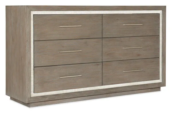 Product Image 1 for Serenity Mainstay Oak & Cedar Six Drawer Dresser from Hooker Furniture