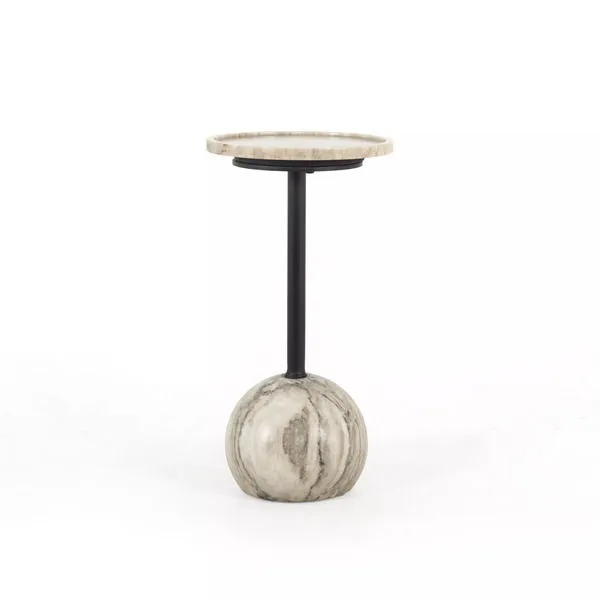Product Image 2 for Viola Accent Table Antique White Marble from Four Hands